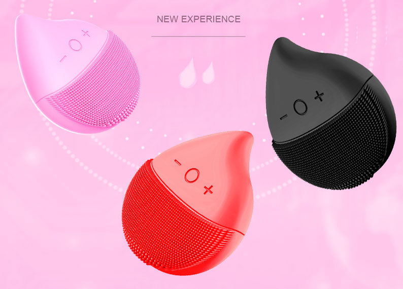 New Pore Cleansing Facial Cleansing Instrument Rechargeable Sonic Beauty Instrument Warm Cleansing Face
